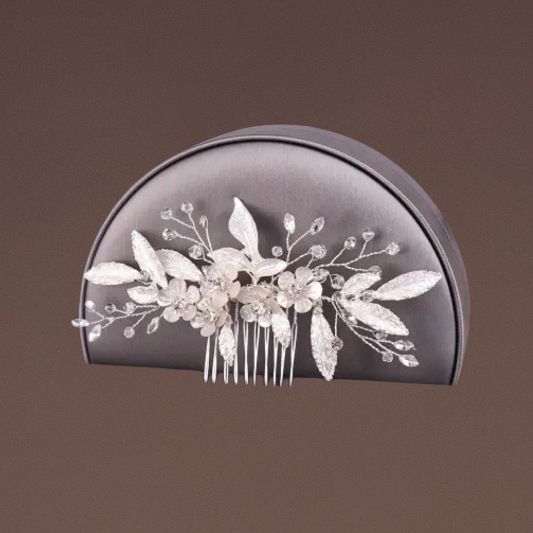Haarschmuck Silber Blumen Ast
