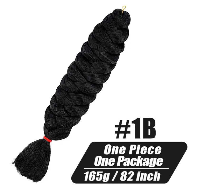 X-pression Braiding Hair 165g Nr. 1B