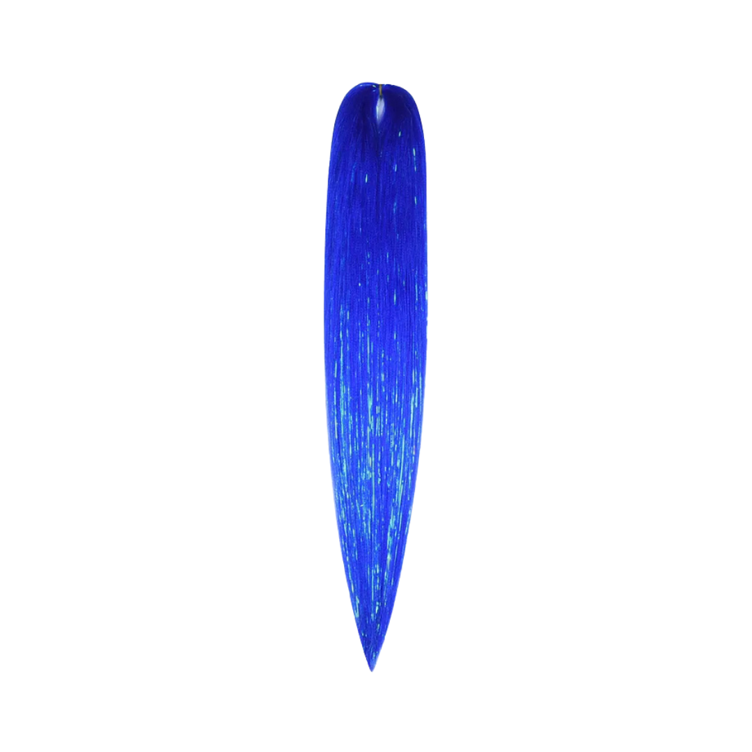 Low Temp. Kanekalon Kunsthaar/ Braidinghair 55cm / Blau