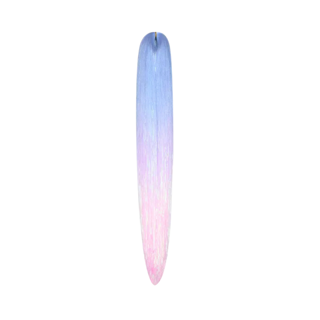 Low Temp. Kanekalon Kunsthaar/ Braidinghair 55cm / Blau Lavendel Rosa