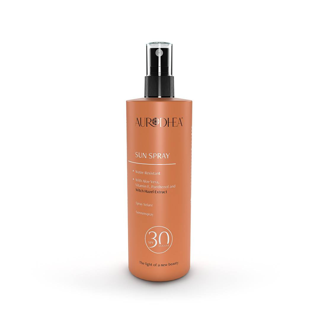 Wasserfester Sonnenschutzspray SPF 30- mit natürlichen Inhaltsstoffen