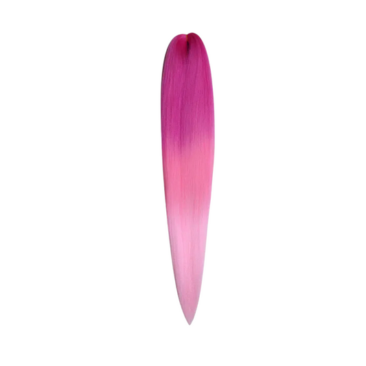 Low Temp. Kanekalon Kunsthaar/ Braidinghair 55cm / Pink Rosarot Rosa
