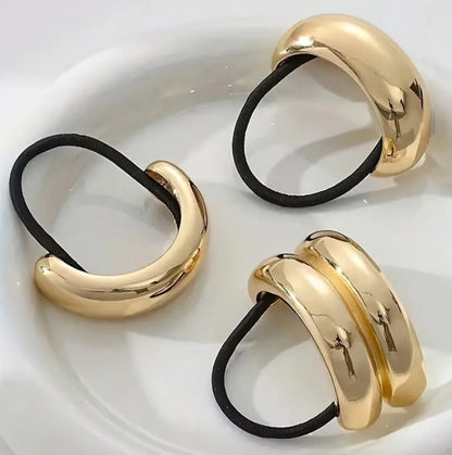 Hairschmuck Ponytail Gold Haargummi