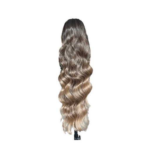 Ponytail Waves 70cm Kunsthaar hell Braun Blond