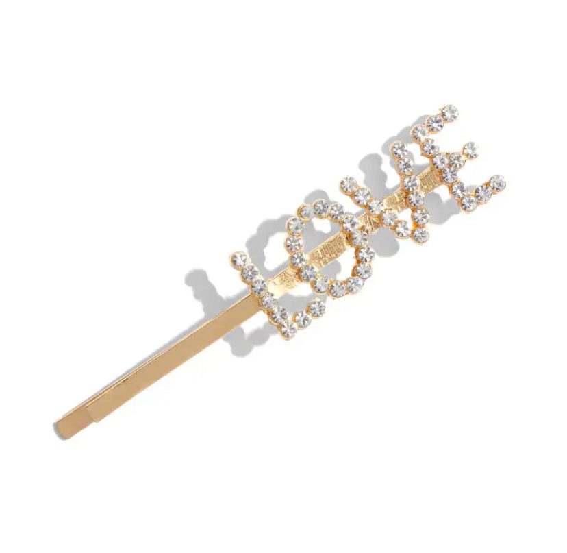 Haarschmuck Love Gold