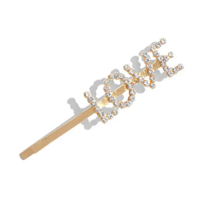 Haarschmuck Love Gold