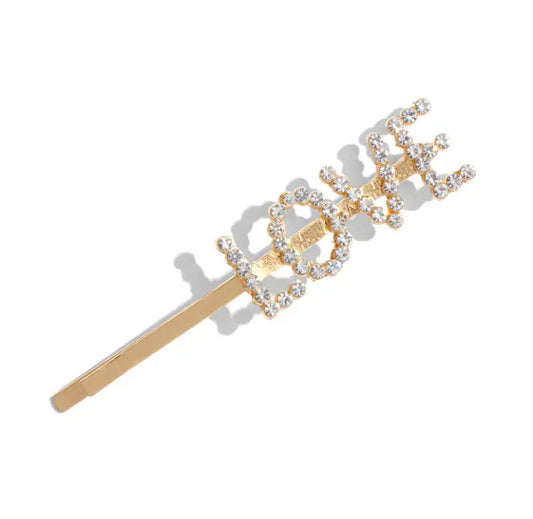 Haarschmuck Love Gold
