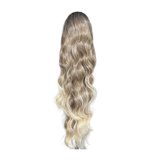 Ponytail Waves 70cm Kunsthaar dunkel Blond hell Blond