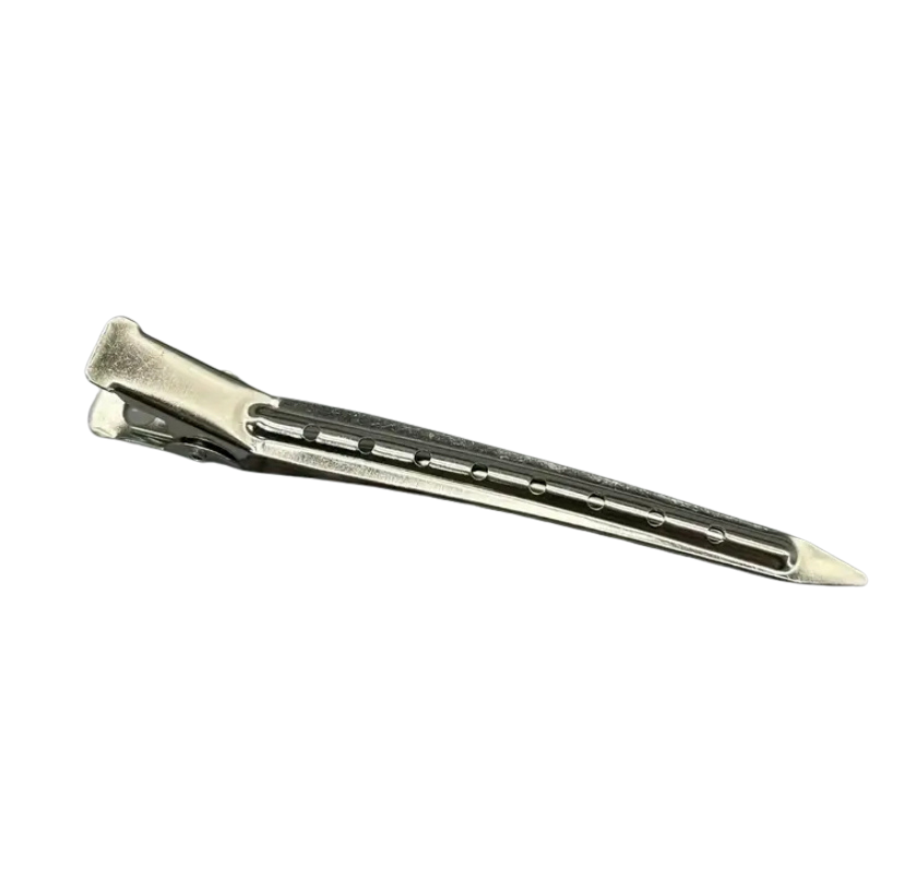 Abteilungs Clips Silber 5 Stück - für feines Haar