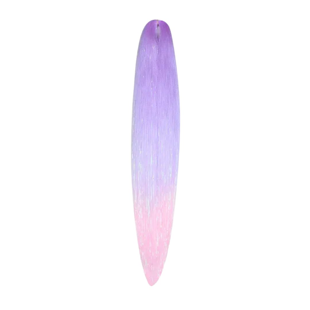 Low Temp. Kanekalon Kunsthaar/ Braidinghair 55cm / Lavendel Rosa